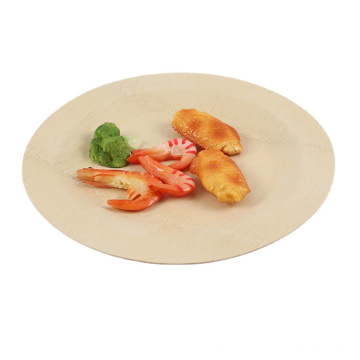 High Quality 7 Inch Round Bamboo Plate Wholesale Disposable